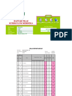 Nilai Raport Kelas X TP 3 Kur Merdeka Terisi Nilai