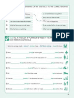 Present Perfect Continuous Exercises