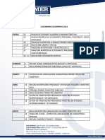 Calendario Académico 2023