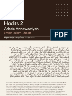 Hadits 02 Arbain Annawawiyah