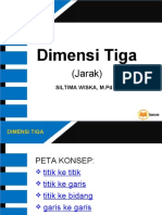 (PERTEMUAN 2) Dimensi Tiga Jarak