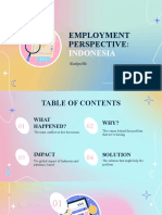 Employment Perspective Indonesia