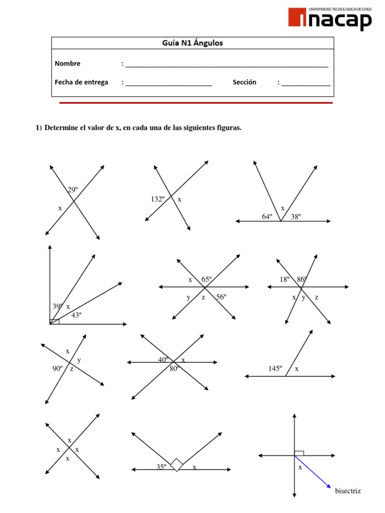 Guía Angulos 1 | PDF