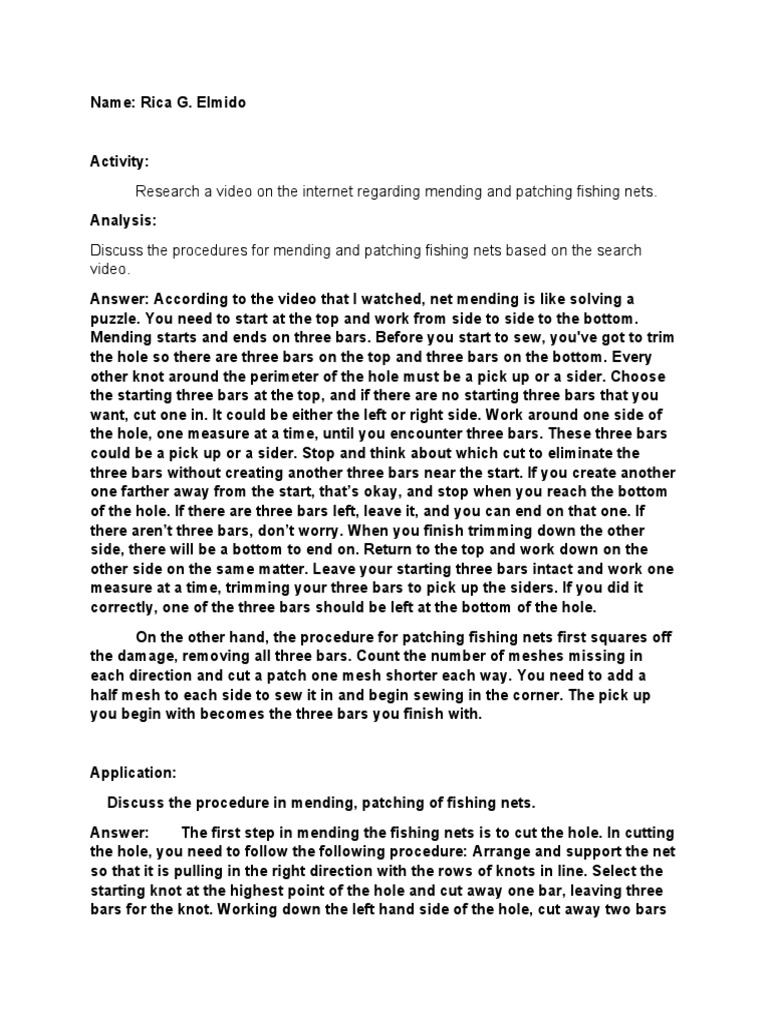 Module 4 Fishing Gear Repair and Maintenace PDF