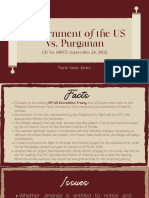 US Govt vs Purganan Extradition Case