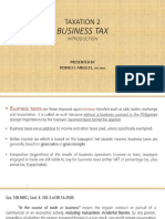 Business Tax Lec 1