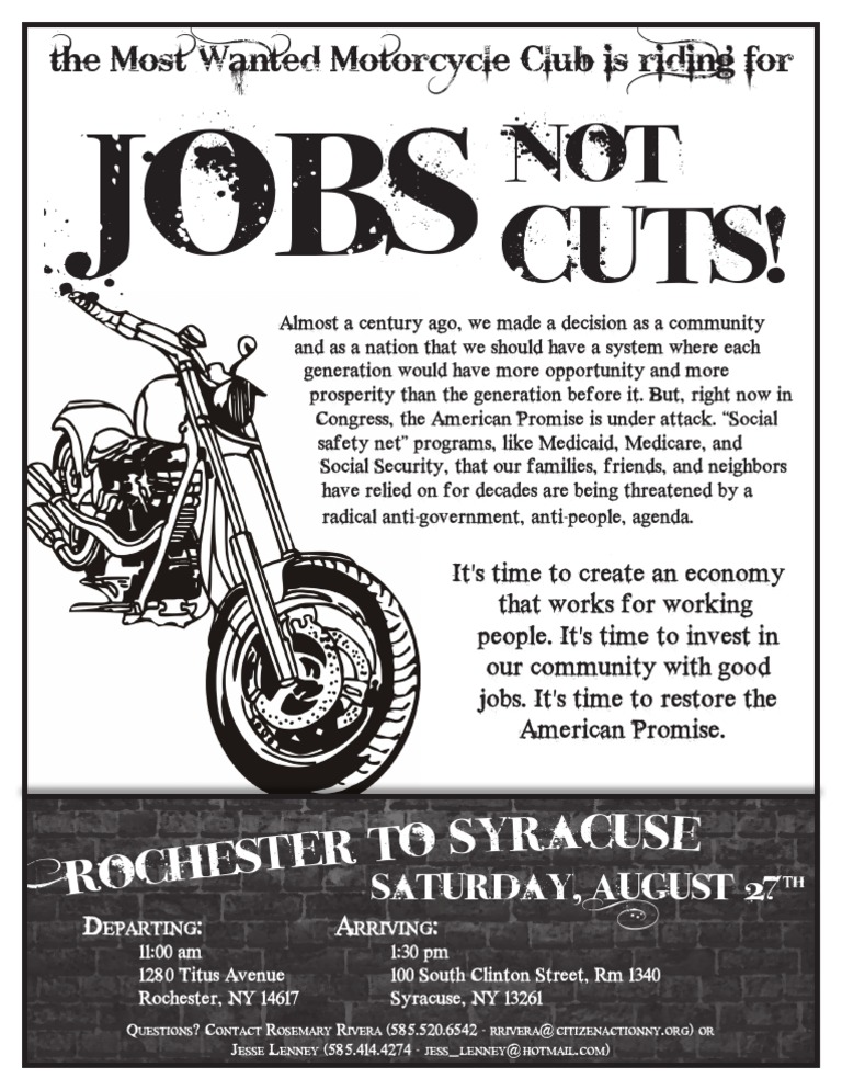 Most Wanted Motorcycle Club Rides for Jobs