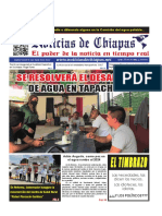 Periódico Noticias de Chiapas, Edición Virtual Sábado 11 de Febrero de 2023