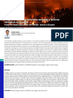 Peligro de Incendios Forestales Asociado A Factores Climáticos en Ecuador