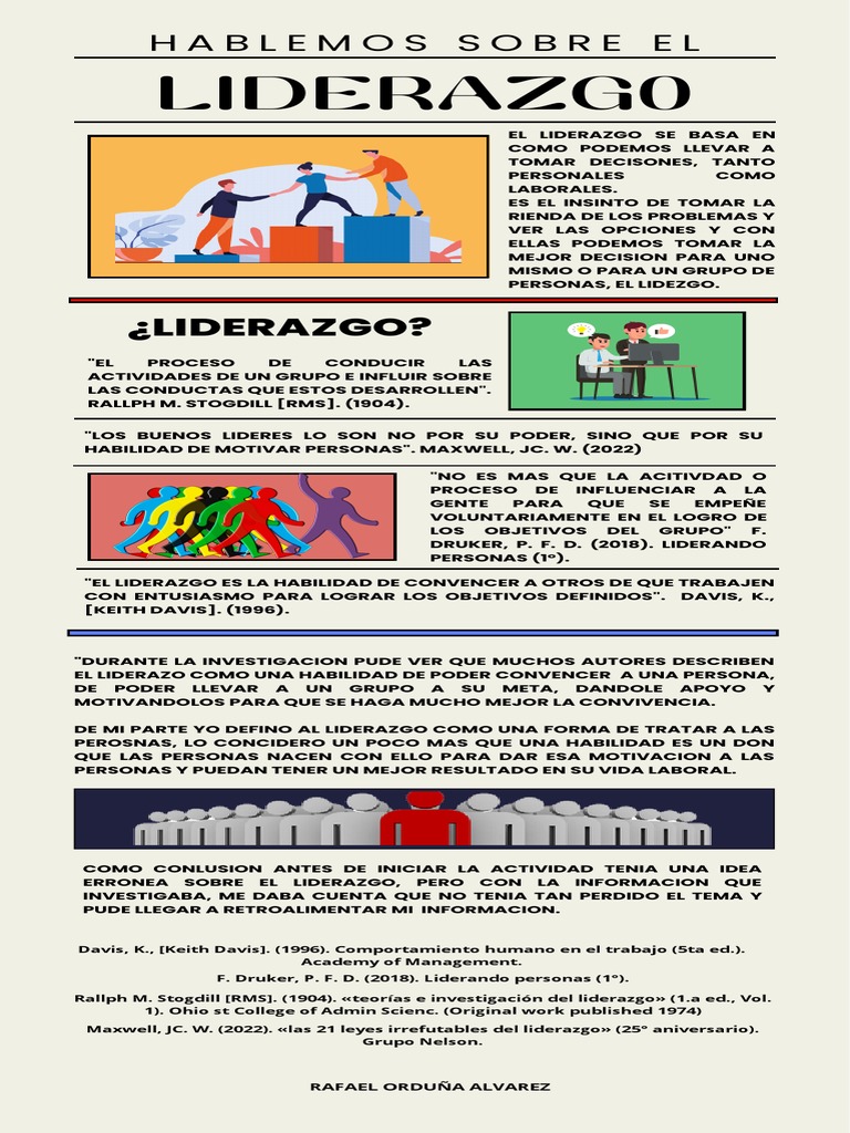 Conceptos Clave del Liderazgo | PDF | Liderazgo | Psicología Social