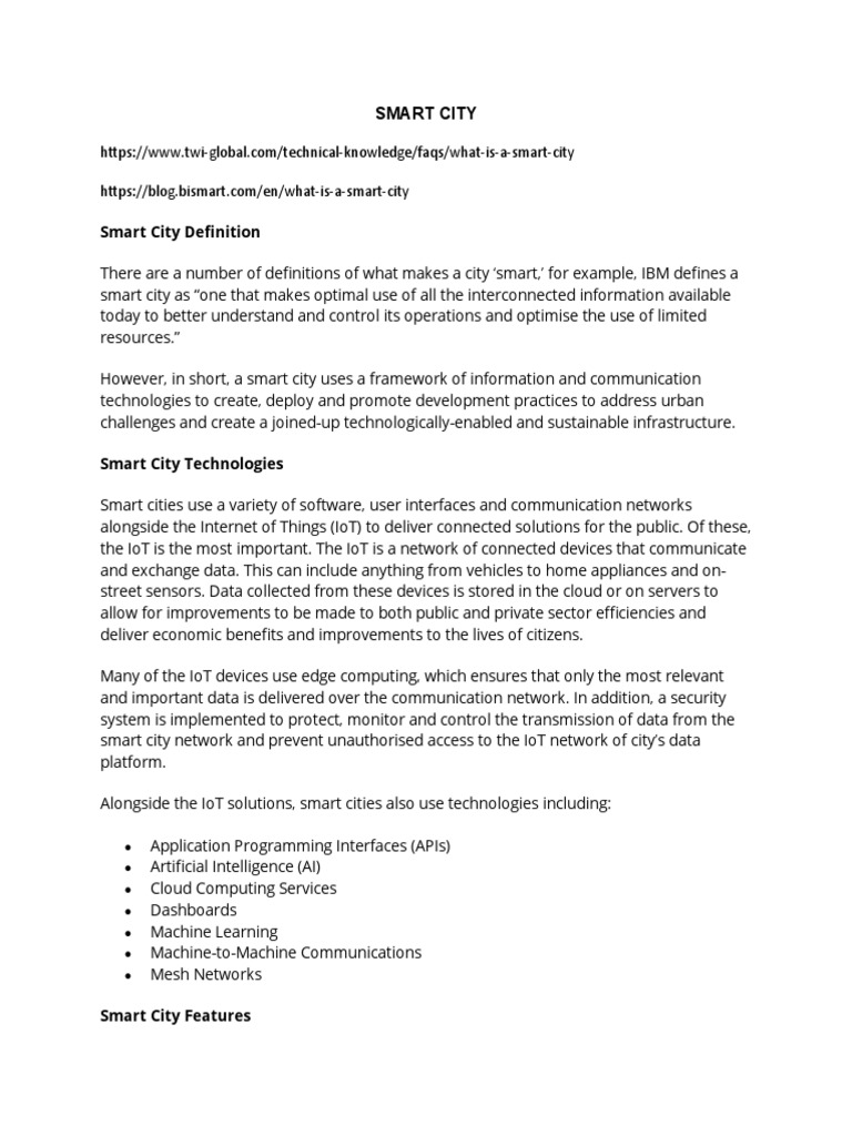 Smart City PDF Internet Of Things Information Security