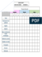 Grafica de Gantt Bren Mdli