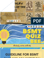 BSMT Quiz Bee Guidelines