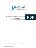 An Analysis of Human Resource Management Practices of Airtel Bangladesh Limited