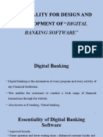Essential digital banking software