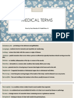 H.W Medical Terminology 