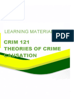 CRIM 121 Learning Materials