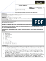 Method Statement Example