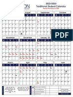 22-23 Student Calendar Revised 11-22-22