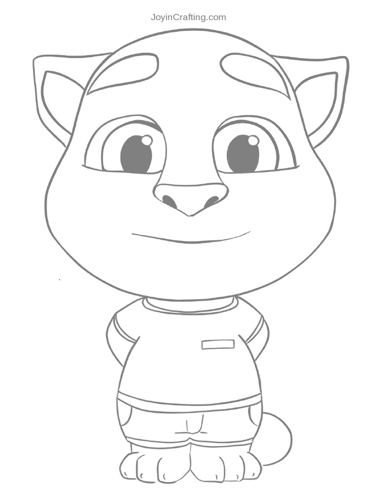 Talking Tom & Friends Coloring Book (Light Version) PDF