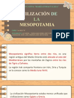 TRABAJO EN GRUPO - CIVILIZACIÓN DE LA Mesopotamia