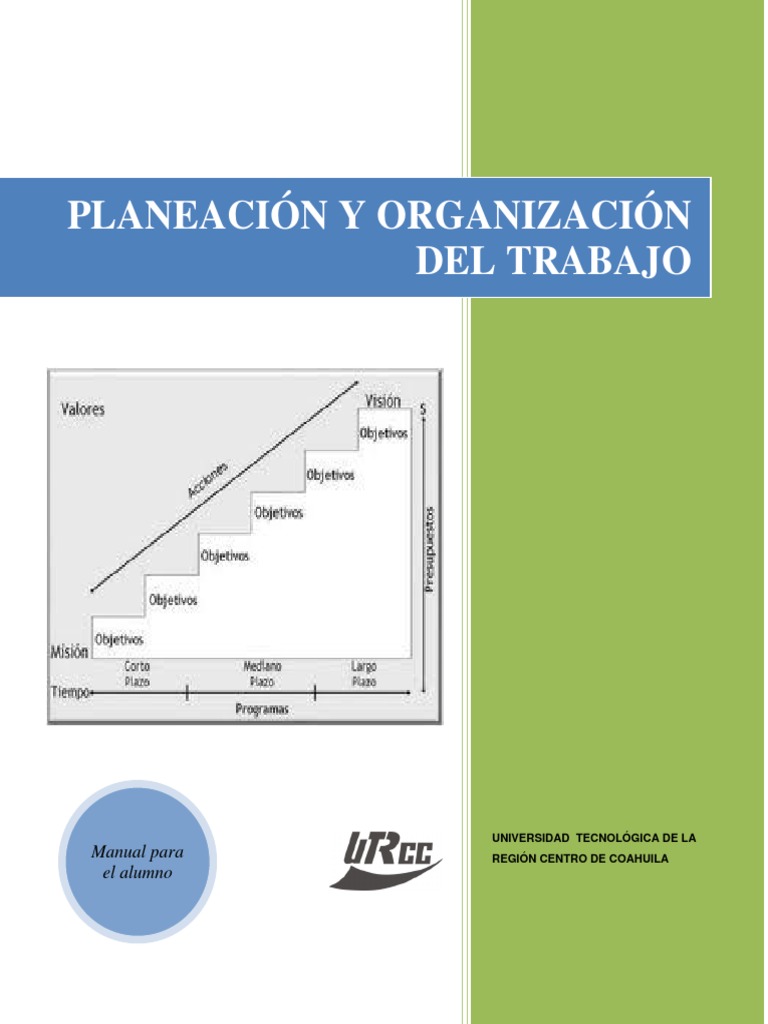 Manual de Planeación y Organización del Trabajo | PDF | Análisis FODA