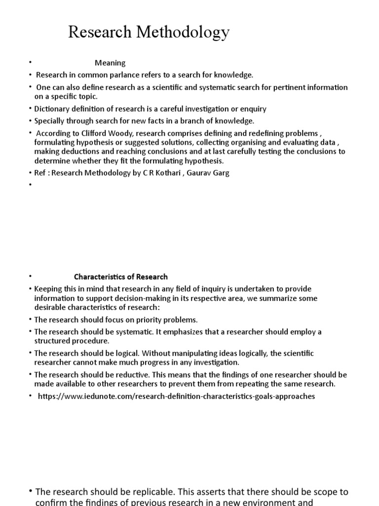 Understanding Research Methodology: An In-Depth Exploration of the ...