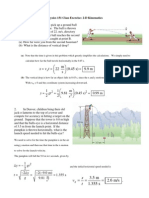 2 D Kinematics Class Exercise KEY