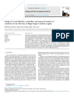 Design of A Novel Photonic Crystal Fiber and Numerical Analysis of