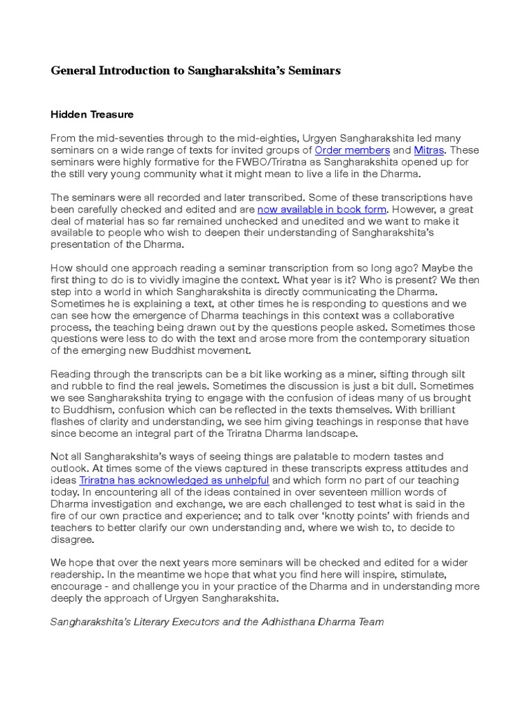 SEM069 Jewel Ornament of Liberation Meeting Spiritual Friends