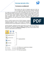 Curs 2 Excel Formatare Conditionala