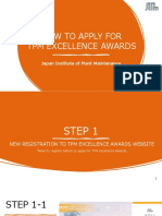 How to Apply for TPM Excellence Awards