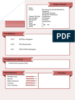 Data Pribadi: Praktek Kerja Lapangan (PKL)