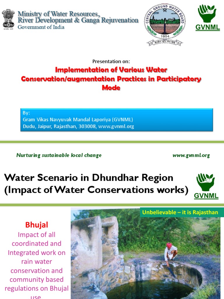 Water Harvesting System PDF Natural Environment Physical Geography