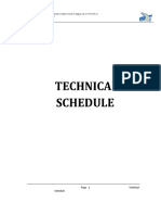 Technical Schedules