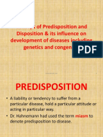 Concept of Predisposition and Disposition & Its Influence