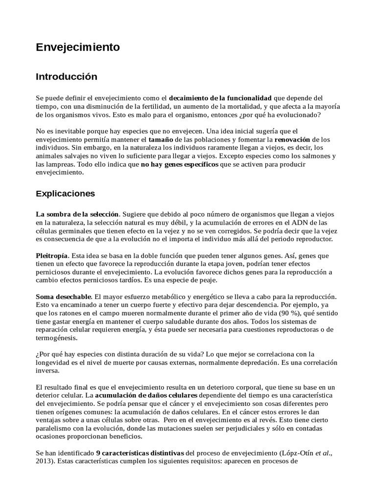 02 Teoria Envejecimiento Info PDF Envejecimiento Reparación de adn