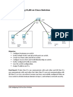 1 LAB Configuring VLAN On Cisco Switches