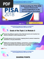 PISA and TIMSS Framework