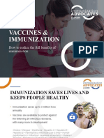 Vaccines save lives and keep people healthy: A guide to immunization benefits