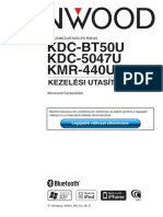 Kenwood KDC-BT50U, KDC-5047U, KMR-440U (magyar)