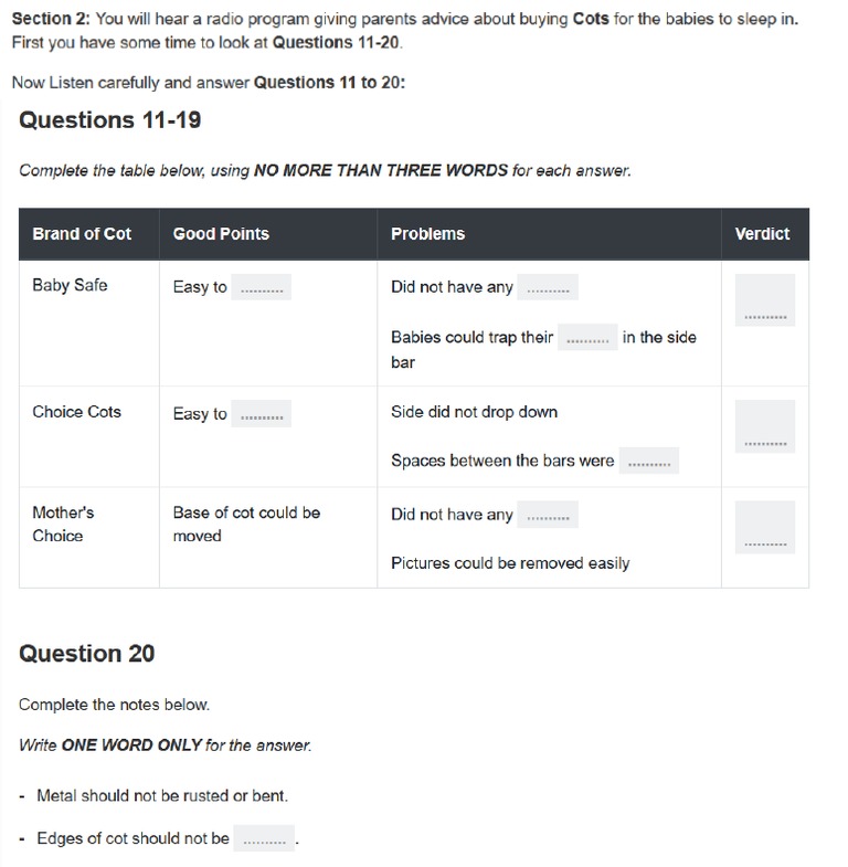 IELTS - Listening Practice 2 | PDF