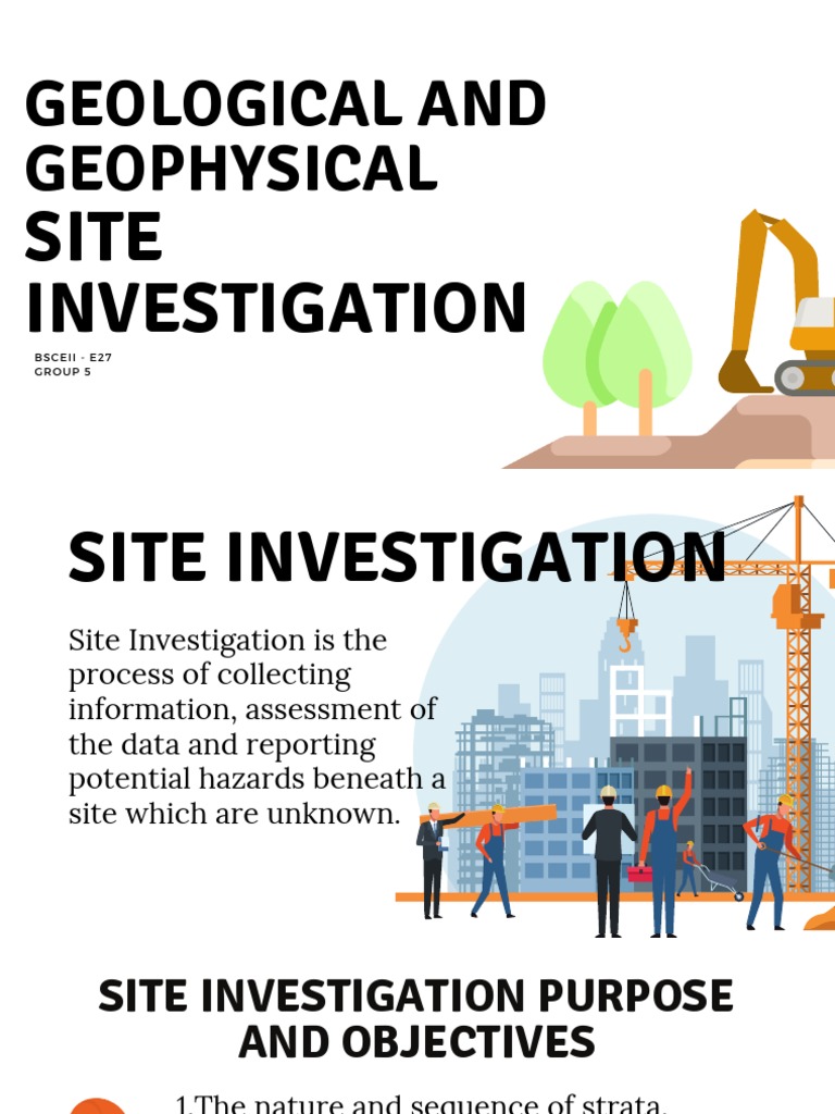Geological Site Investigation Overview | PDF | Geophysics | Dam