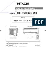 Indoor Unit/Outdoor Unit: Split Type Air Conditioner