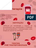 HEMOTERAPIA