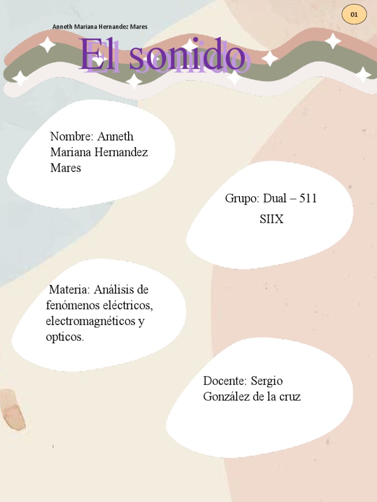 El Sonido | PDF | Sonido | Science