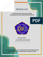 Teori Belajar Dalam Aliran Humanistik Dan Konstruktivistik