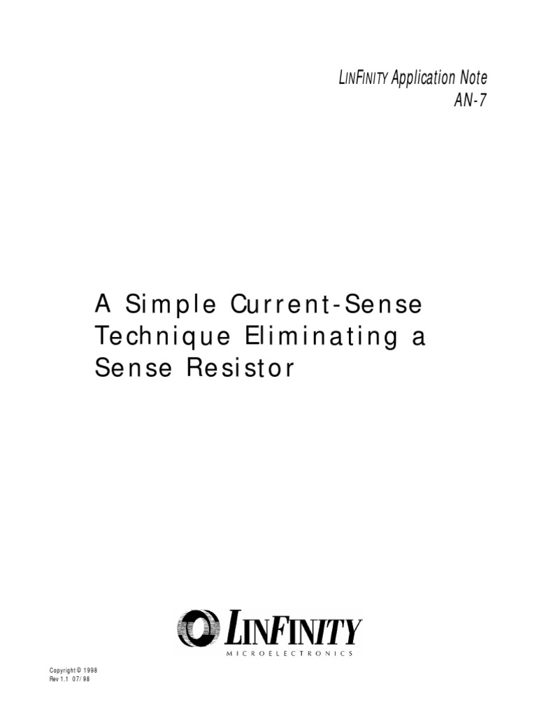 A Simple CurrentSense Technique Eliminating A Sense Resistor PDF