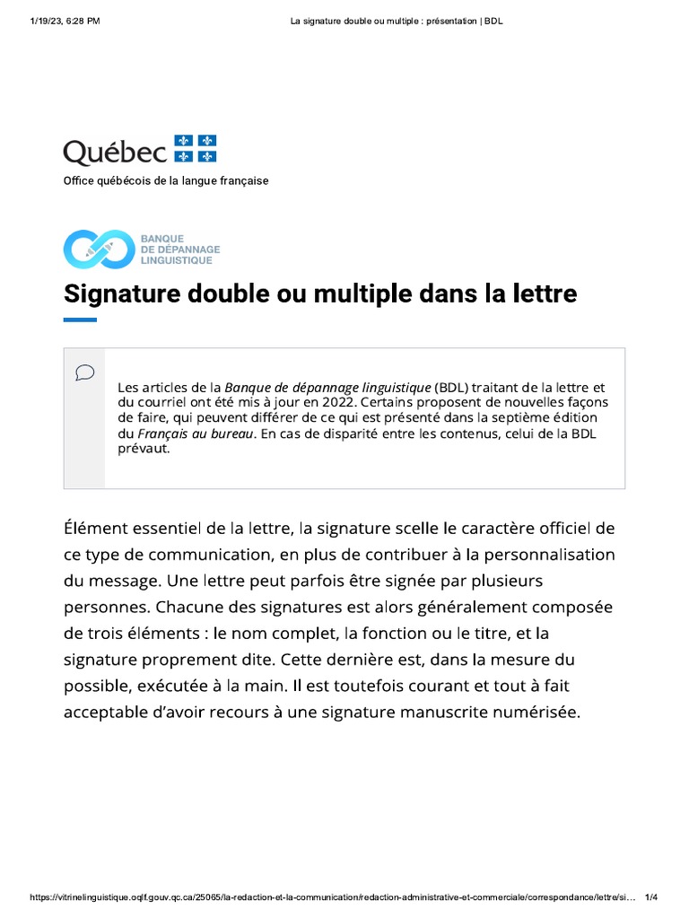 Double Signatures in Letters | PDF | Technology & Engineering