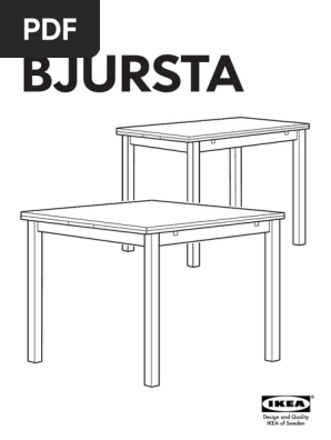 IKEA Bjursta | PDF | Technology & Engineering
